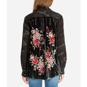 Johnny Was Valentina Velvet Back Shirt